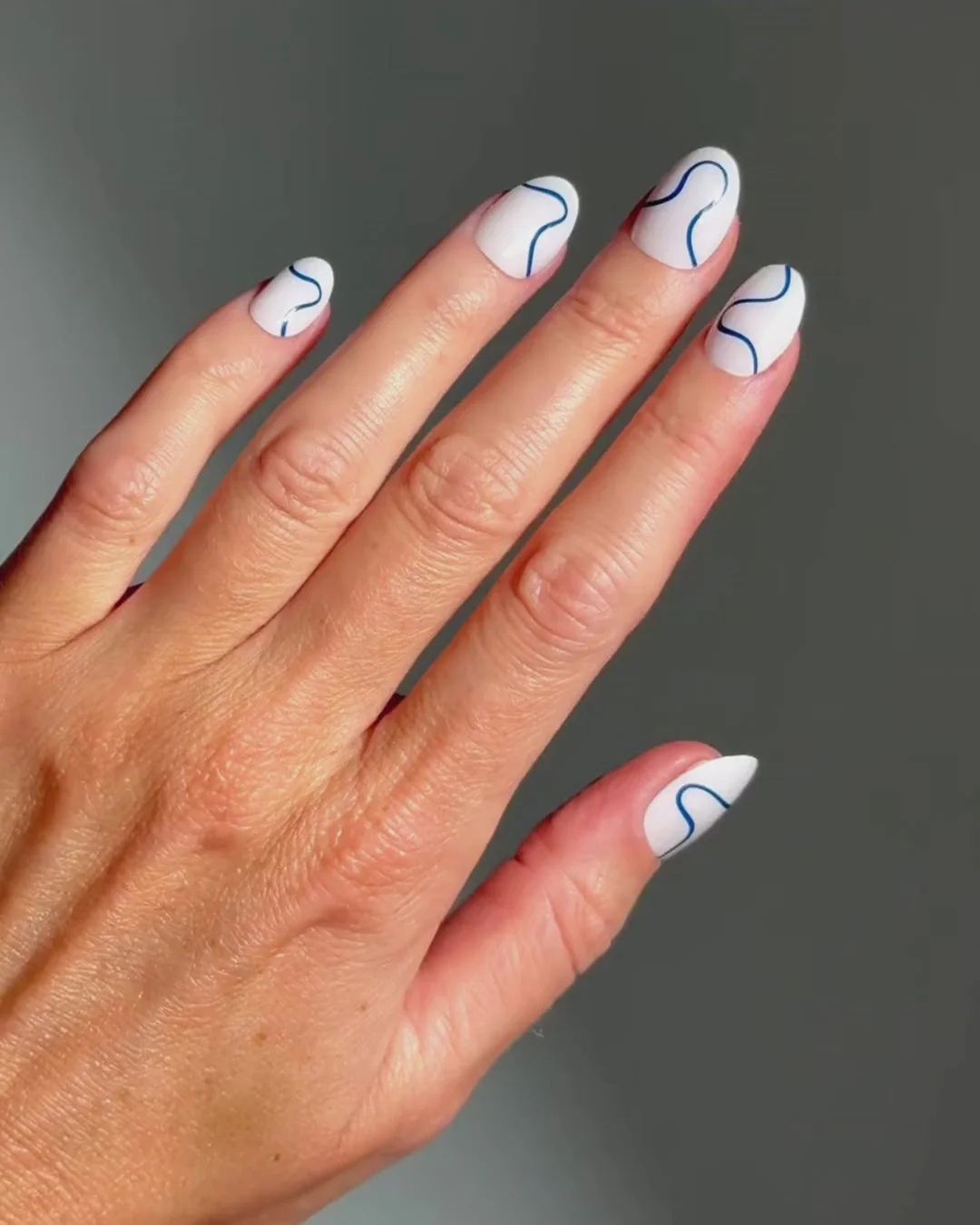 Blue Swirls Strisce in Gel UV - Image 7