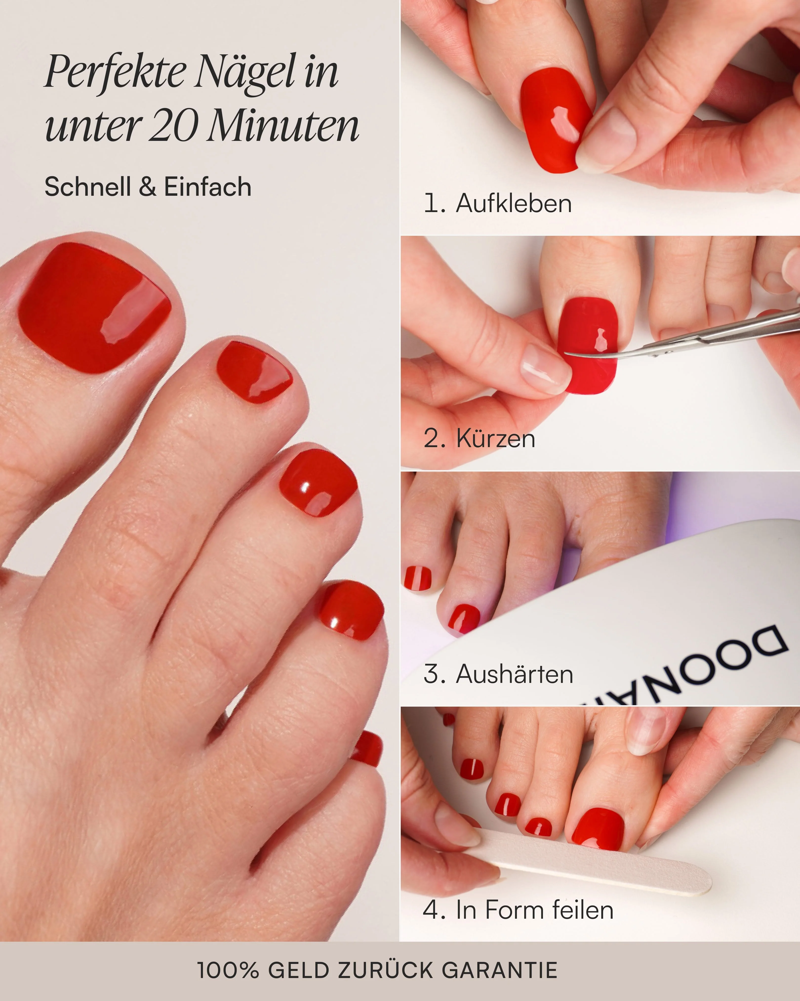 Cheesecake Mani & Pedi Set Strisce in Gel UV - Image 8