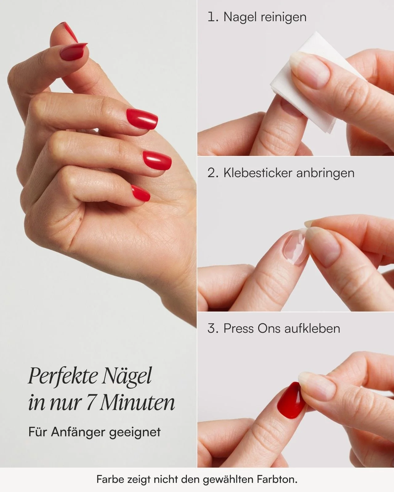 Ballerina Corte Rotonde Mani & Pedi Kit Press Ons in Soft Gel - Image 9