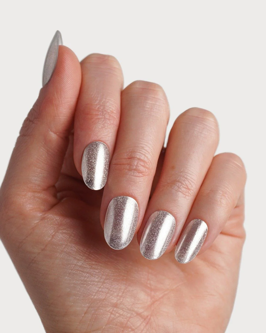 Silver Cat Eye Strisce in Gel UV - Image 4